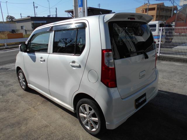 ワゴンR FXリミテッド ポータブルナビ 社外CDコンポ スマートキー オートエアコン ベンチシート 純正14インチアルミ プッシュスタート タイミングチェーン ユーザー買取車両(44枚目)