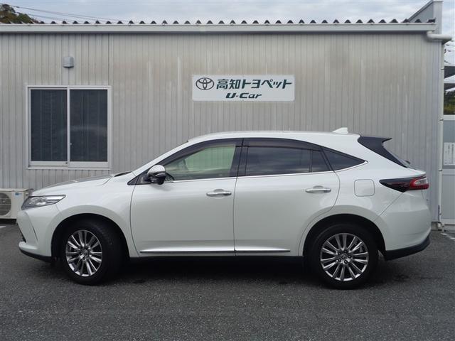 ハリアー プレミアム フルセグ メモリーナビ DVD再生 ミュージックプレイヤー接続可 バックカメラ 衝突被害軽減システム ETC LEDヘッドランプ ワンオーナー 記録簿 アイドリングストップ(3枚目)