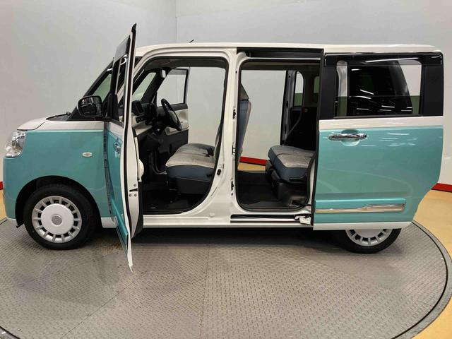 ムーヴキャンバス ストライプスG 後方カメラ 前席シートヒーター キーフリー 衝突被害軽減システム 左右電動スライドドア クリアランスソナー LEDヘッドライト オートライト オートハイビーム(7枚目)