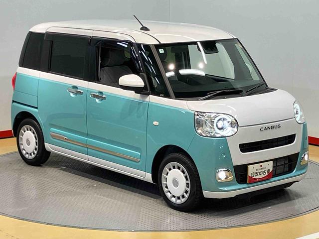 ムーヴキャンバス ストライプスG 後方カメラ 前席シートヒーター キーフリー 衝突被害軽減システム 左右電動スライドドア クリアランスソナー LEDヘッドライト オートライト オートハイビーム(36枚目)