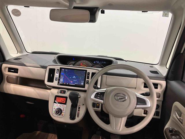 ムーヴキャンバス ＧメイクアップＶＳ　ＳＡＩＩＩ　８インチナビ　ドラレコ　全方位カメラ　ＵＳＢ入力端子　Ｂｌｕｅｔｏｏｔｈ接続　ＨＤＭＩ入力端子　ＥＴＣ　運転席シートヒーター　キーフリー　衝突被害軽減システム　左右電動スライドドア　ＬＥＤヘッドライト（3枚目）