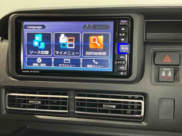 アトレー ＲＳ　７インチナビ　後方カメラ　ＵＳＢ入力端子　Ｂｌｕｅｔｏｏｔｈ接続　ＥＴＣ　キーフリー　衝突被害軽減システム　左右電動スライドドア　クリアランスソナー　ＬＥＤヘッドライト　オートライト　オートハイビーム（9枚目）