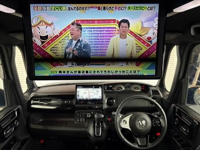 Ｎ－ＢＯＸ Ｌ・ターボ　後期　８インチフルセグナビ　１２．８型フリップダウン　両電スラ　Ｂモニ　ＢＴ　ＤＶＤ　ＬＥＤ　シーケンシャル　電子Ｐブレーキ　クルコン　ホンダセンシング　パドルシフト　ＥＴＣ　Ｐセンサー　Ｐスタ（2枚目）