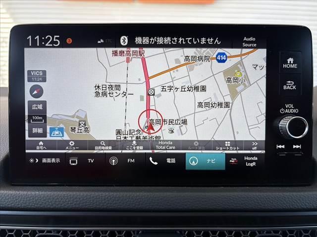 シビック タイプＲ　６速ＭＴ　ホンダセンシング　純正ナビ　フルセグ　ＢＳＭ　ＬＥＤ　Ｂモニ　ＢＴ　スマートキー　ＥＴＣ２．０　Ｐスタート　Ａライト　クルコン　Ｐセンター　Ｐガラス　純正１９インチＡＷ　ＩＳＯＦＩＸシート（3枚目）
