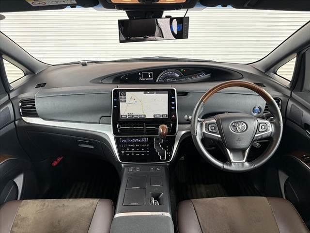 エスティマハイブリッド アエラス　プレミアム－Ｇ　禁煙　後期　４ＷＤ　１０型フルセグナビ　セーフティＳ　両電スラ　ＬＥＤ　Ｐバックドア　Ｐシート　シートヒーター　クルコン　Ｐスタ　Ａライト　Ａハイビーム　Ｐセンサー　ハーフレザー　ＢＴ　スマキーＸ２（2枚目）
