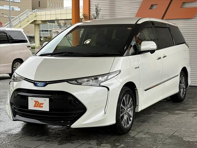 エスティマハイブリッド アエラス　プレミアム－Ｇ　禁煙　後期　４ＷＤ　１０型フルセグナビ　セーフティＳ　両電スラ　ＬＥＤ　Ｐバックドア　Ｐシート　シートヒーター　クルコン　Ｐスタ　Ａライト　Ａハイビーム　Ｐセンサー　ハーフレザー　ＢＴ　スマキーＸ２（8枚目）