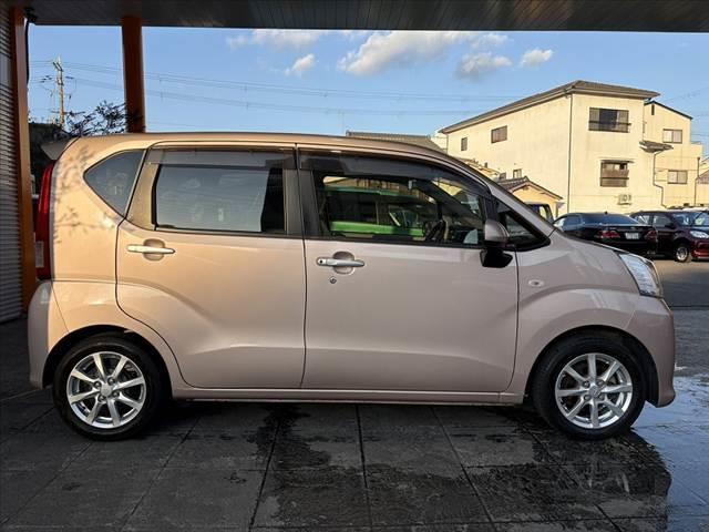 ムーヴ Xターボ SAII 車検整備付 禁煙 CDオーディオ スマートキー Aストップ ETC Pスタート Aエアコン 横滑防止 リフター アームレスト Aライト マットバイザー 集中ドアロック セキュリティ 純正14インチAW(12枚目)