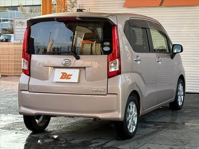 ムーヴ Xターボ SAII 車検整備付 禁煙 CDオーディオ スマートキー Aストップ ETC Pスタート Aエアコン 横滑防止 リフター アームレスト Aライト マットバイザー 集中ドアロック セキュリティ 純正14インチAW(13枚目)