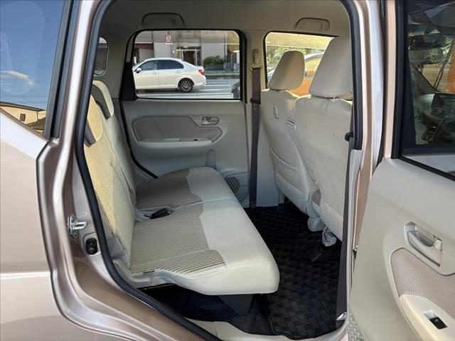 ムーヴ Xターボ SAII 車検整備付 禁煙 CDオーディオ スマートキー Aストップ ETC Pスタート Aエアコン 横滑防止 リフター アームレスト Aライト マットバイザー 集中ドアロック セキュリティ 純正14インチAW(17枚目)