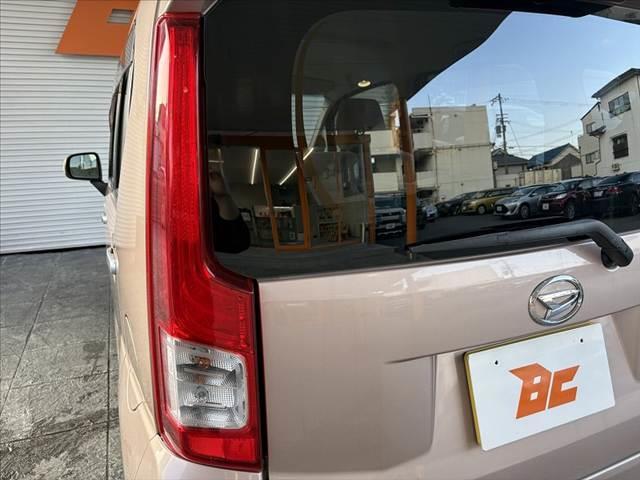 ムーヴ Xターボ SAII 車検整備付 禁煙 CDオーディオ スマートキー Aストップ ETC Pスタート Aエアコン 横滑防止 リフター アームレスト Aライト マットバイザー 集中ドアロック セキュリティ 純正14インチAW(40枚目)