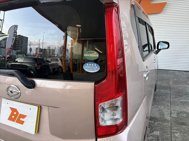 ムーヴ Xターボ SAII 車検整備付 禁煙 CDオーディオ スマートキー Aストップ ETC Pスタート Aエアコン 横滑防止 リフター アームレスト Aライト マットバイザー 集中ドアロック セキュリティ 純正14インチAW(41枚目)