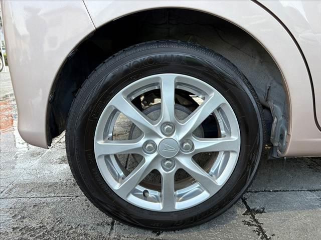 ムーヴ Xターボ SAII 車検整備付 禁煙 CDオーディオ スマートキー Aストップ ETC Pスタート Aエアコン 横滑防止 リフター アームレスト Aライト マットバイザー 集中ドアロック セキュリティ 純正14インチAW(42枚目)