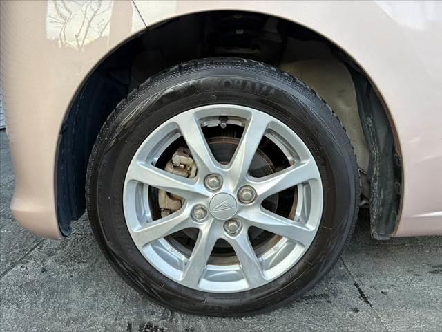 ムーヴ Xターボ SAII 車検整備付 禁煙 CDオーディオ スマートキー Aストップ ETC Pスタート Aエアコン 横滑防止 リフター アームレスト Aライト マットバイザー 集中ドアロック セキュリティ 純正14インチAW(44枚目)