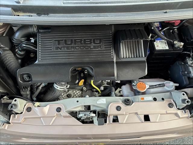 ムーヴ Xターボ SAII 車検整備付 禁煙 CDオーディオ スマートキー Aストップ ETC Pスタート Aエアコン 横滑防止 リフター アームレスト Aライト マットバイザー 集中ドアロック セキュリティ 純正14インチAW(49枚目)