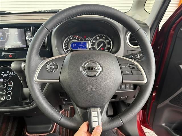 デイズルークス ハイウェイスター Gターボ 車検整備付 禁煙 後期 ツートン フルセグナビ アラビュー エマブレ 両電スラ ETC BT DVD クルコン LED フォグ Aライト Aハイビーム インテリキー Pスタ 革調シートカバー リフター(7枚目)