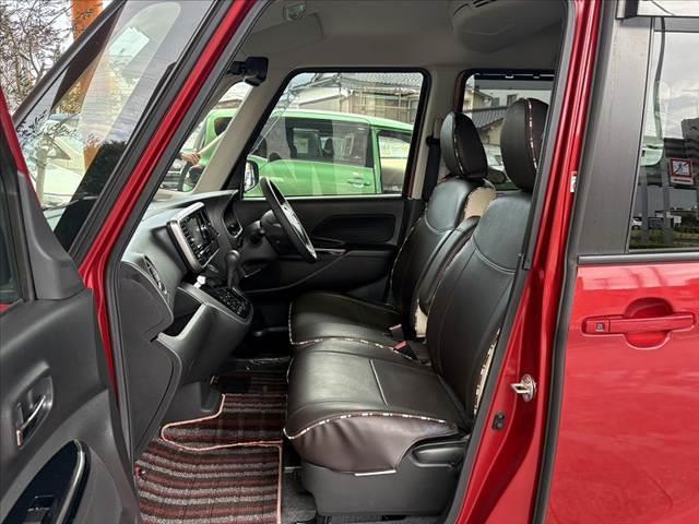 デイズルークス ハイウェイスター Gターボ 車検整備付 禁煙 後期 ツートン フルセグナビ アラビュー エマブレ 両電スラ ETC BT DVD クルコン LED フォグ Aライト Aハイビーム インテリキー Pスタ 革調シートカバー リフター(18枚目)