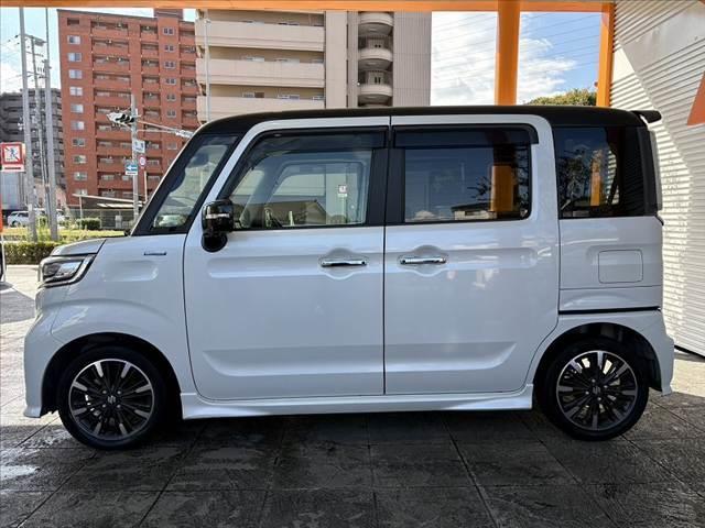 スペーシアカスタム ハイブリッドXS 車検整備付 禁煙 ナビ 地デジ 全方位 セーフティサポート 両電スラ LEDヘッドライト オートライト Pスタート スマートキー×2 Aストップ 障害物センサー 衝突防止 横滑り防止 車線逸脱(11枚目)