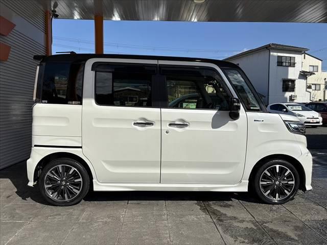 スペーシアカスタム ハイブリッドXS 車検整備付 禁煙 ナビ 地デジ 全方位 セーフティサポート 両電スラ LEDヘッドライト オートライト Pスタート スマートキー×2 Aストップ 障害物センサー 衝突防止 横滑り防止 車線逸脱(12枚目)