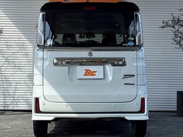 スペーシアカスタム ハイブリッドXS 車検整備付 禁煙 ナビ 地デジ 全方位 セーフティサポート 両電スラ LEDヘッドライト オートライト Pスタート スマートキー×2 Aストップ 障害物センサー 衝突防止 横滑り防止 車線逸脱(14枚目)