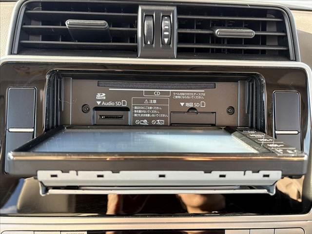 ランドクルーザープラド TX 後期 モデリスタエアロ ムーンルーフ オプション19インチAW 純正9型ナビ フルセグ ルーフレール 後席モニター コーナーセンサー セーフティセンス 快適温熱シート 革シート Dインナーミラー(26枚目)