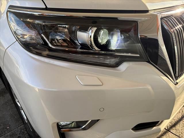 ランドクルーザープラド TX 後期 モデリスタエアロ ムーンルーフ オプション19インチAW 純正9型ナビ フルセグ ルーフレール 後席モニター コーナーセンサー セーフティセンス 快適温熱シート 革シート Dインナーミラー(46枚目)