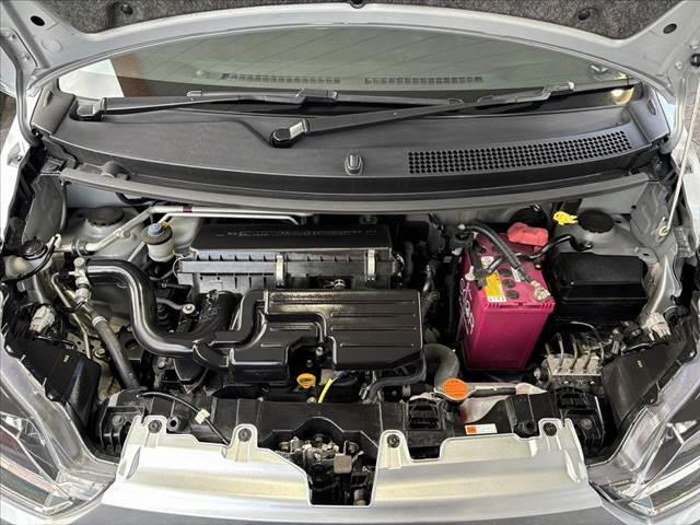 ミライース X SAIII 車検整備付 禁煙車 ナビ キーレス LEDヘッドライト コーナーセンサー スペアキー SRSエアバッグ ABS Aストップ 衝突防止 横滑り防止 車線逸脱 アクセサリーソケット マットバイザー(41枚目)