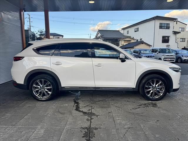 CX-8 25T Lパッケージ 車検整備付 禁煙車 7人 BOSE 全方位 フリップダウン フルセグナビ BT DVD クルコン ステリモ HUD BSM Pセンサー ルーフレール ベンチレーション シートヒーター パワーシート(10枚目)