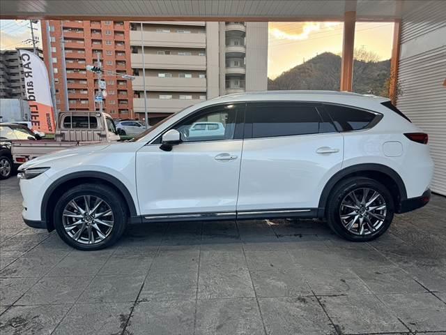 CX-8 25T Lパッケージ 車検整備付 禁煙車 7人 BOSE 全方位 フリップダウン フルセグナビ BT DVD クルコン ステリモ HUD BSM Pセンサー ルーフレール ベンチレーション シートヒーター パワーシート(11枚目)