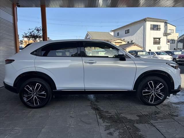 ヴェゼル e:HEV Z 車検整備付 禁煙 9型ナビ 全方位 フルセグ BT ステリモ ETC クルコン Aライト LED フォグ Pバックドア BSM コンビシート シートヒーター シーケンシャル 置充電 純正18インチAW(12枚目)