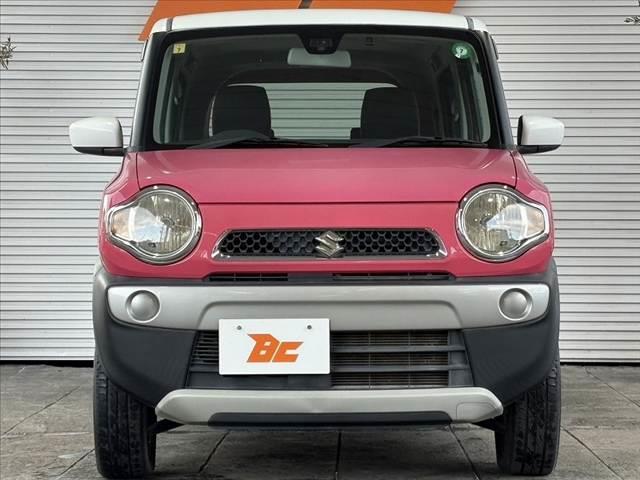 ハスラー G 車検整備付 禁煙 2トーン レーダーブレーキ ナビ DVD BT シートヒーター スマートキー Aストップ 電格ミラー ETC Pスタート 横滑り防止 Pガラス マットバイザー レベライザー(9枚目)