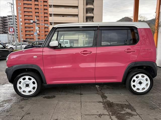 ハスラー G 車検整備付 禁煙 2トーン レーダーブレーキ ナビ DVD BT シートヒーター スマートキー Aストップ 電格ミラー ETC Pスタート 横滑り防止 Pガラス マットバイザー レベライザー(11枚目)