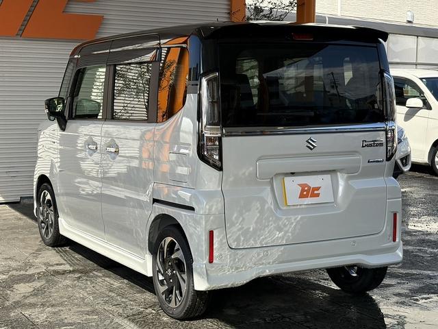 スペーシアカスタム ハイブリッドＸＳターボ　禁煙　９型ナビ　全方位　フルセグ　ツートン　ＢＴ　両電スラ　クルコン　ステリモ　ＨＵＤ　パドルシフト　Ａライト　ＬＥＤ　フォグ　オットマン　シートヒーター　ハーフレザー　マットバイザー　ステアヒーター（15枚目）