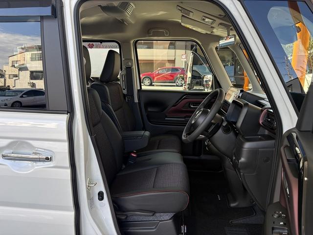 スペーシアカスタム ハイブリッドＸＳターボ　禁煙　９型ナビ　全方位　フルセグ　ツートン　ＢＴ　両電スラ　クルコン　ステリモ　ＨＵＤ　パドルシフト　Ａライト　ＬＥＤ　フォグ　オットマン　シートヒーター　ハーフレザー　マットバイザー　ステアヒーター（16枚目）