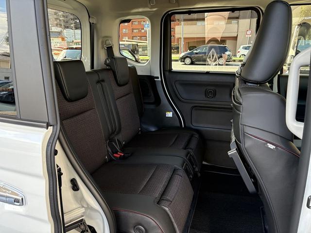 スペーシアカスタム ハイブリッドＸＳターボ　禁煙　９型ナビ　全方位　フルセグ　ツートン　ＢＴ　両電スラ　クルコン　ステリモ　ＨＵＤ　パドルシフト　Ａライト　ＬＥＤ　フォグ　オットマン　シートヒーター　ハーフレザー　マットバイザー　ステアヒーター（17枚目）