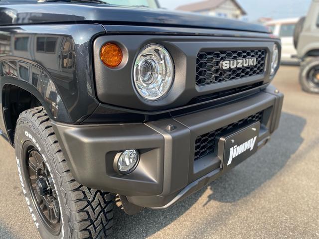 ジムニー ＸＣ　届出済未使用車　ブルーイッシュブラックパール　ドアバイザー　フロアマット　社外グリル　社外ホイール　オープンカントリー　パワステ　パワーウィンドゥ　シートヒーター　オートライト　パーキングセンサー（9枚目）