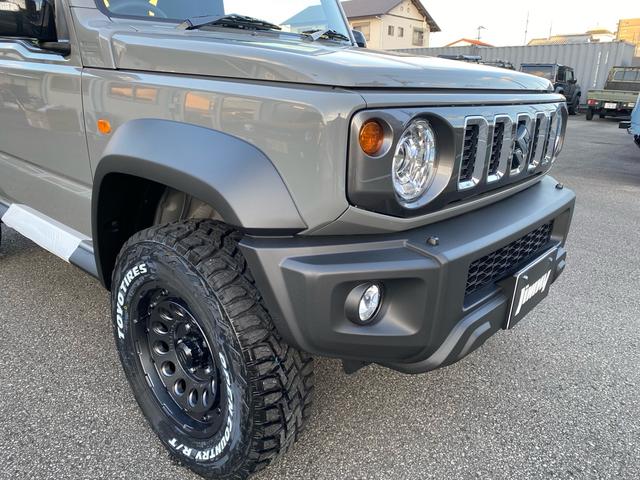 ジムニーシエラ JC 登録済未使用車 1インチリフトアップ 社外ホイール オープンカントリー 4WD スズキセーフティサポート シートヒーター クルーズコントロール オートライト エアコン パワステ スマートキー(9枚目)