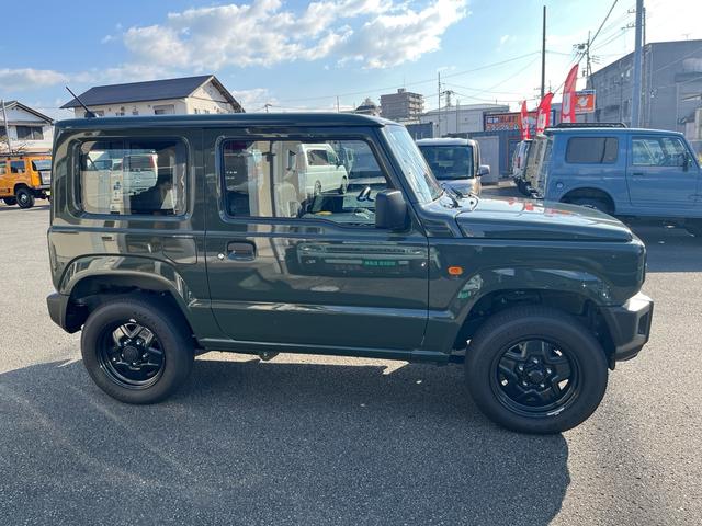 ジムニー ＸＧ　ジャングルグリーン　エアコン　パワステ　パワーウィンドウ　デュアルセンサーブレーキサポート　衝突安全ボディ　セーフティサポート　４ＷＤ（4枚目）
