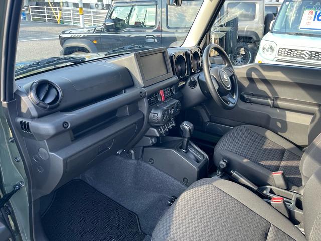 ジムニー ＸＧ　ジャングルグリーン　エアコン　パワステ　パワーウィンドウ　デュアルセンサーブレーキサポート　衝突安全ボディ　セーフティサポート　４ＷＤ（29枚目）