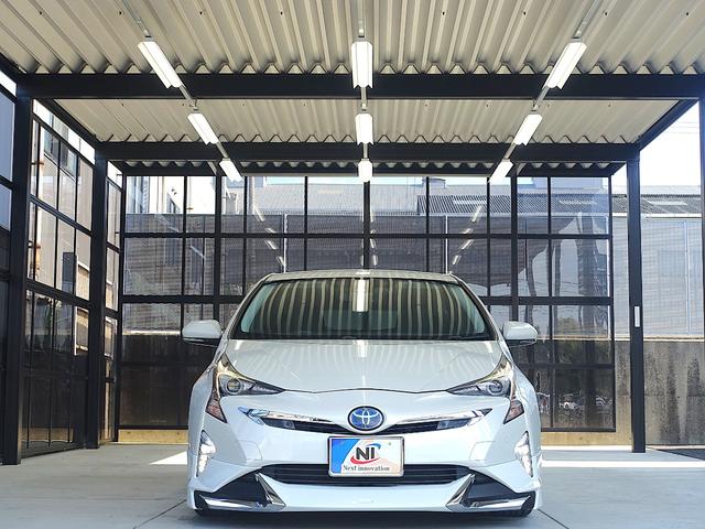 プリウス Ｓセーフティプラス　ＴＳＳ・新品車高調・新品１９ＡＷ・新品タイヤ・新品黒革調シートカバー・フルエアロ・クリアランスソナー・純正７型ナビ・ブルートゥース・フルセグＴＶ・バックカメラ・クルーズコントロール・ＨＵＤ・ドラレコ・（39枚目）