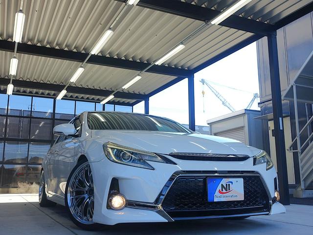 マークＸ ２５０Ｇ　新品タナベ車高調・新品１９ＡＷ・新品タイヤ・新品Ｇ’ｓバンパー・ＡＬＰＩＮＥ８インチナビ・ブルートゥース・フルセグＴＶ・バックカメラ・ビルトインＥＴＣ・パワーシート・ドアバイザー・純正アイラインヘッド（13枚目）