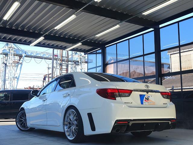 マークＸ ２５０Ｇ　新品タナベ車高調・新品１９ＡＷ・新品タイヤ・新品Ｇ’ｓバンパー・ＡＬＰＩＮＥ８インチナビ・ブルートゥース・フルセグＴＶ・バックカメラ・ビルトインＥＴＣ・パワーシート・ドアバイザー・純正アイラインヘッド（16枚目）