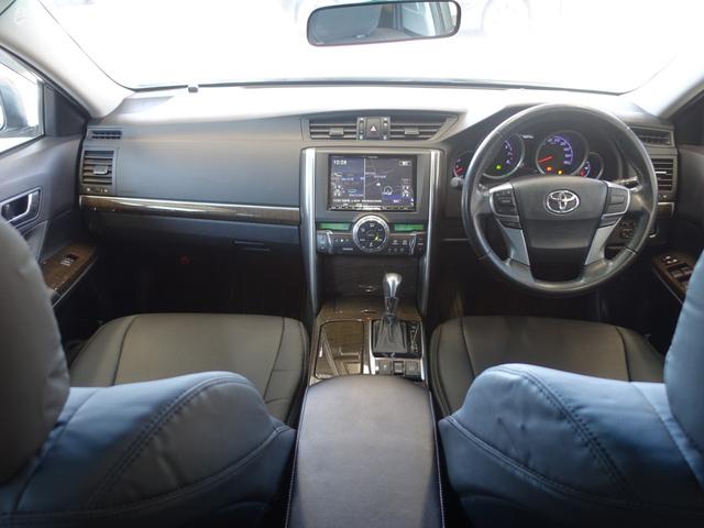 マークＸ ２５０Ｇ　新品タナベ車高調・新品１９ＡＷ・新品タイヤ・新品Ｇ’ｓバンパー・ＡＬＰＩＮＥ８インチナビ・ブルートゥース・フルセグＴＶ・バックカメラ・ビルトインＥＴＣ・パワーシート・ドアバイザー・純正アイラインヘッド（50枚目）