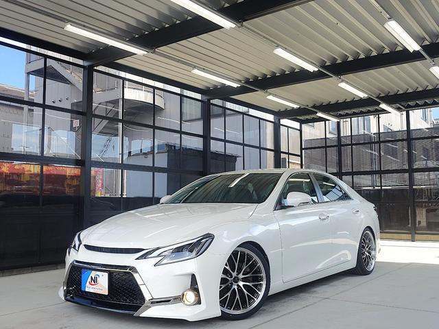 マークＸ ２５０Ｇ　リラックスセレクション　新品タナベ車高調・新品１９インチアルミホイール・新品タイヤ・新品Ｇｓバンパー・新品シートカバー・新品アイラインヘッド・新品スモークテール・シーケンシャルウィンカー・純正ナビ・ＴＶ・パワーシート・ＥＴＣ（4枚目）
