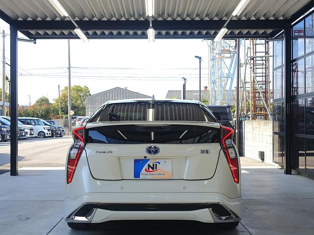 プリウス Ｓセーフティプラス　セーフティセンス・新品車高調・新品１９ＡＷ・新品タイヤ・新品シートカバー・フルエアロ・クリアランスソナー・純正ナビ・ブルートゥース・ＴＶ・バックカメラ・クルコン・オートマチックハイビーム・スペアタイヤ（44枚目）