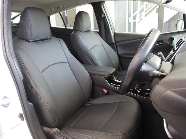 プリウス Ｓセーフティプラス　セーフティセンス・新品車高調・新品１９ＡＷ・新品タイヤ・新品シートカバー・フルエアロ・クリアランスソナー・純正ナビ・ブルートゥース・ＴＶ・バックカメラ・クルコン・オートマチックハイビーム・スペアタイヤ（57枚目）