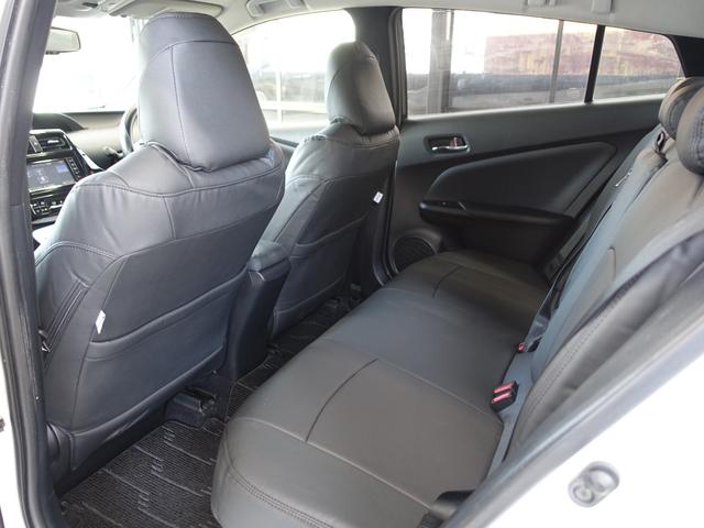 プリウス Ｓセーフティプラス　セーフティセンス・新品車高調・新品１９ＡＷ・新品タイヤ・新品シートカバー・フルエアロ・クリアランスソナー・純正ナビ・ブルートゥース・ＴＶ・バックカメラ・クルコン・オートマチックハイビーム・スペアタイヤ（60枚目）