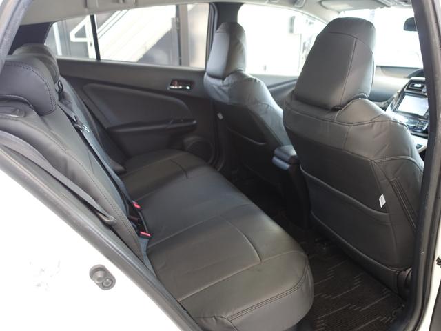 プリウス Ｓセーフティプラス　セーフティセンス・新品車高調・新品１９ＡＷ・新品タイヤ・新品シートカバー・フルエアロ・クリアランスソナー・純正ナビ・ブルートゥース・ＴＶ・バックカメラ・クルコン・オートマチックハイビーム・スペアタイヤ（62枚目）