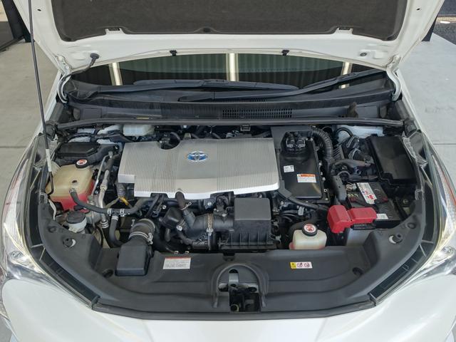 プリウス Ｓセーフティプラス　セーフティセンス・新品車高調・新品１９ＡＷ・新品タイヤ・新品シートカバー・フルエアロ・クリアランスソナー・純正ナビ・ブルートゥース・ＴＶ・バックカメラ・クルコン・オートマチックハイビーム・スペアタイヤ（69枚目）