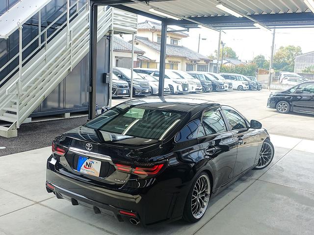 マークX 250G リラックスセレクション 新品車高調・新品19AW・新品タイヤ・新品Gsフロントバンパー・新品シートカバー・新品ヘッドライト&テール・流星ウィンカー・カロッツェリアナビ・ブルートゥース・フルセグ・フロントパワーシート・ETC・(7枚目)