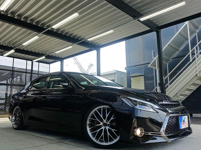 マークX 250G リラックスセレクション 新品車高調・新品19AW・新品タイヤ・新品Gsフロントバンパー・新品シートカバー・新品ヘッドライト&テール・流星ウィンカー・カロッツェリアナビ・ブルートゥース・フルセグ・フロントパワーシート・ETC・(11枚目)